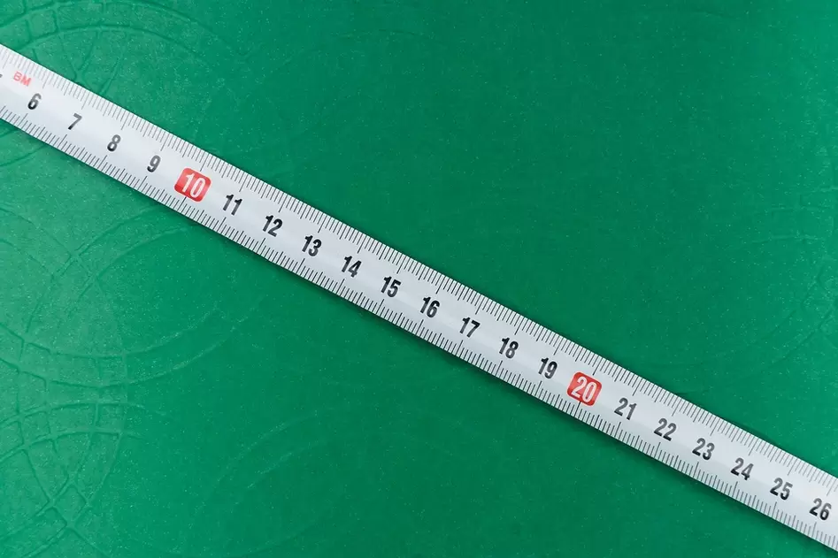 centimètre pour mesurer le pénis avant l'agrandissement