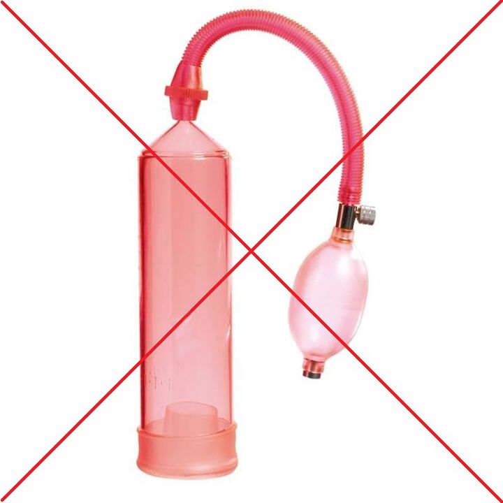 Contre-indications à l'utilisation des pompes à vide